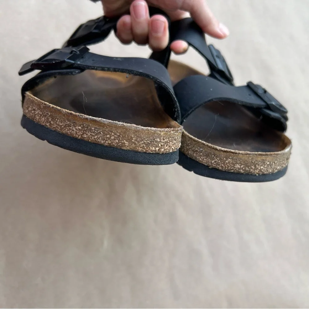 Birkenstock Arizona Black Slides Sandals Size EU 42 / W 11 / M 10